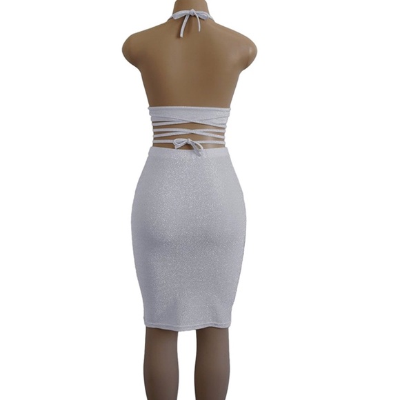 2 Piece Bandage Bodycon Sequin - Picture 3 of 5